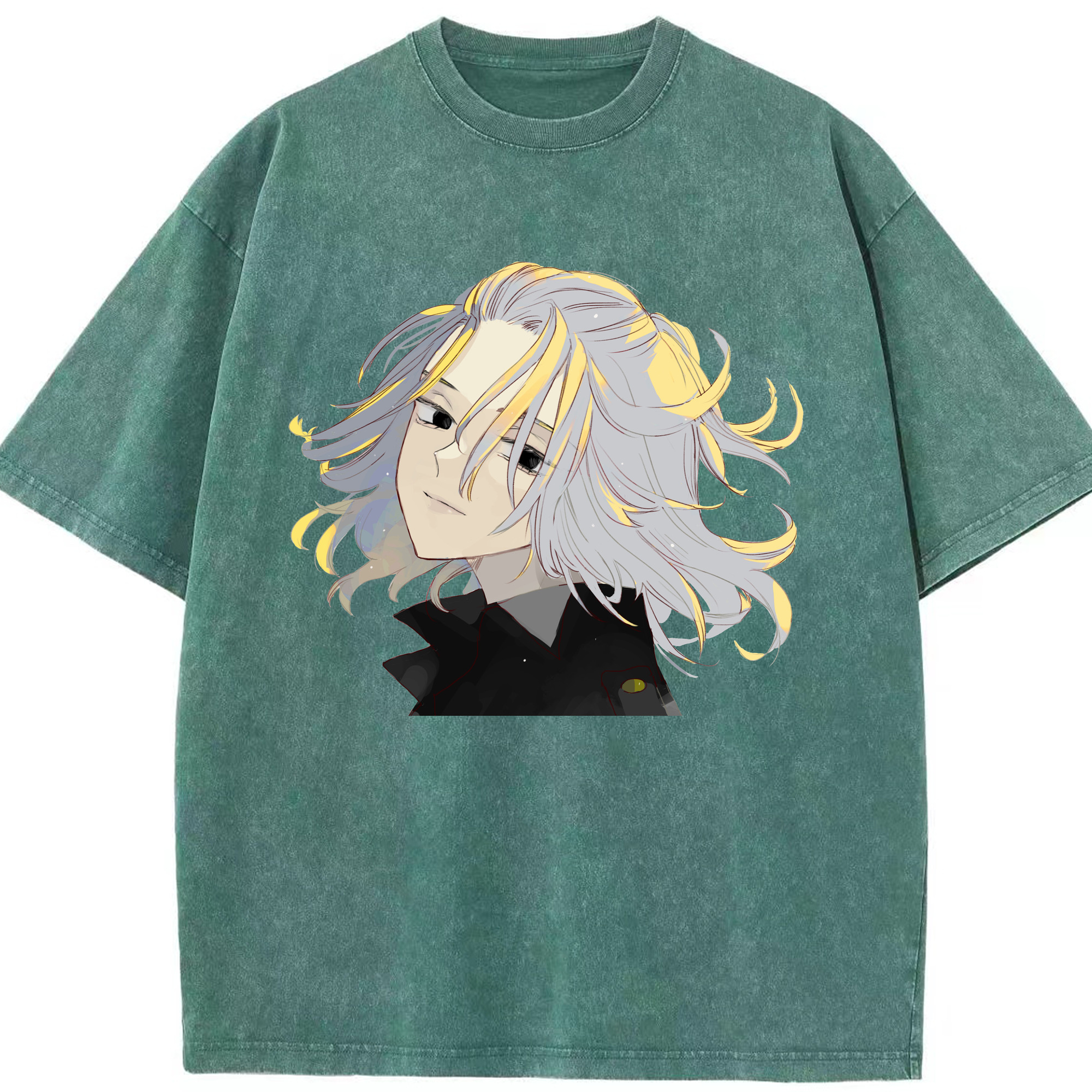 （画像用） 東京リベンジャーズ Tokyo Revengers 綿100% ヴィンテージ風 半袖Tシャツ（フロントプリント）